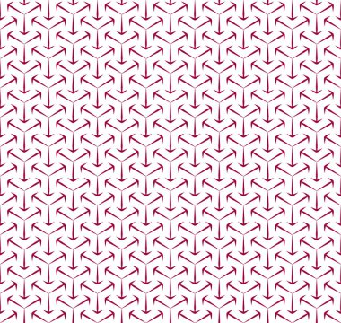 Okları olan kusursuz altıgen soyut arkaplan