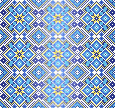 Eski el yapımı, çapraz dikişli Ukrayna deseni gibi güzel işlenmiş. Süslü Ukrayna havlusu, vektör olarak aceleci denir.