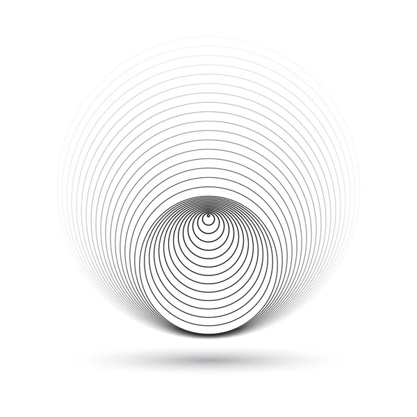 光の錯覚のような円の集合は — ストックベクタ