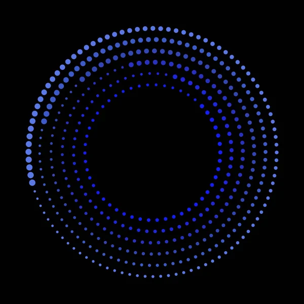 半圆形框架 抽象点标志设计元素的任何项目 圆形边界图标 矢量Eps10示例 摘要虚线矢量背景 — 图库矢量图片