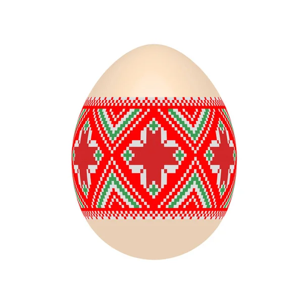 Ricamo Miglior Uovo Del Mondo Pasqua Uovo Con Ornamento Come — Vettoriale Stock