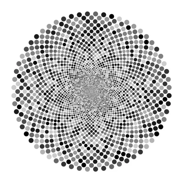圆点背景 半色调形状 抽象标志或任何项目的设计元素 矢量Eps10示例 — 图库矢量图片