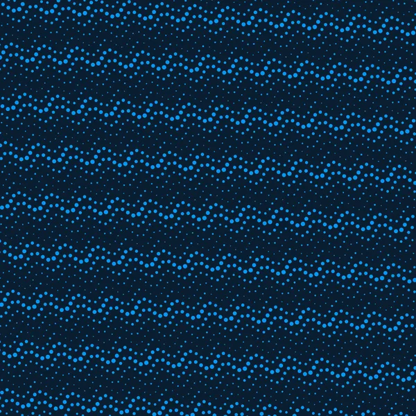 Ondas Abstratas Cor Azul Pontos Design Meio Tom —  Vetores de Stock