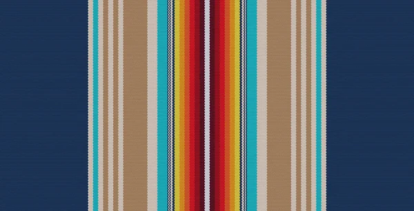 Nahtloses Textiles Design Abstrakte Farbige Streifen Muster — Stockvektor