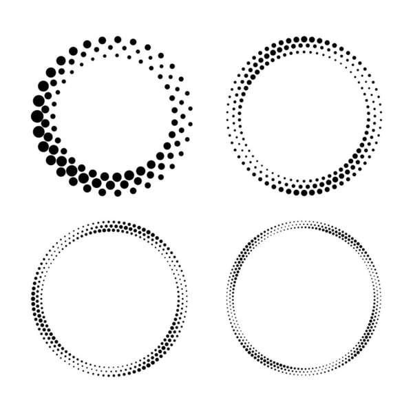 Motif Abstrait Demi Ton Cercle Pour Tous Les Projets Illustration — Image vectorielle