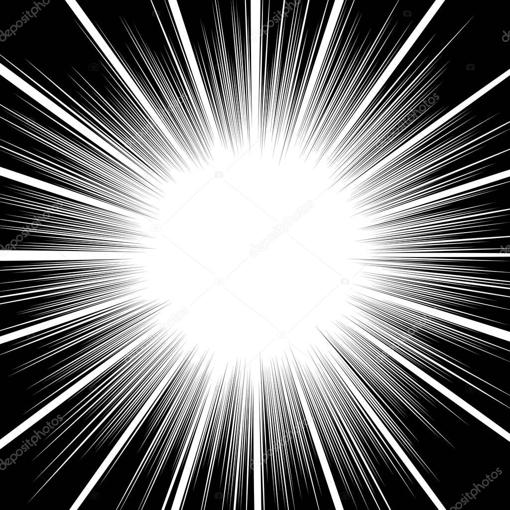 lines abstract design. star burst effect background.