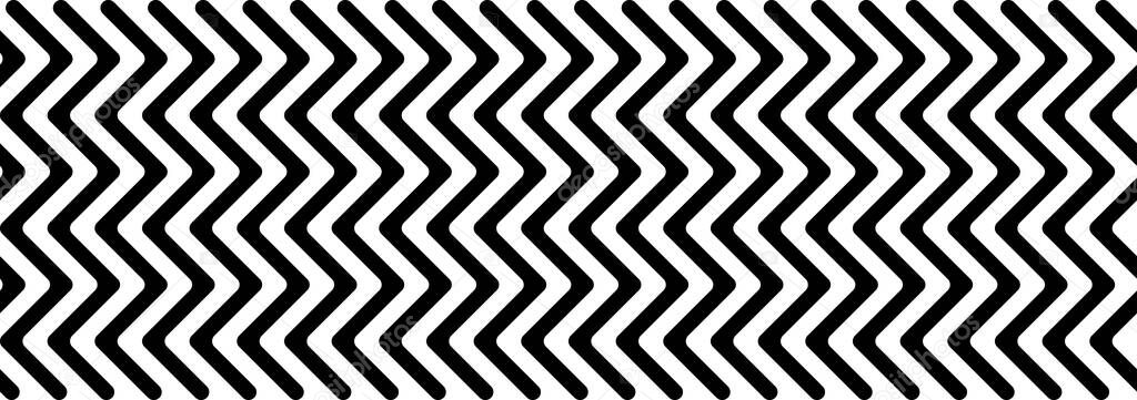 monochrome zigzag background. abstract waves design.