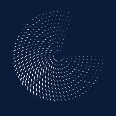 İkon ya da arkaplan olarak yarım ton. Logo veya amblem olarak dalgalı beyaz soyut vektör çemberi çerçevesi. Tasarımınız için koyu arkaplanda çember biçiminde sınır oluşturun.