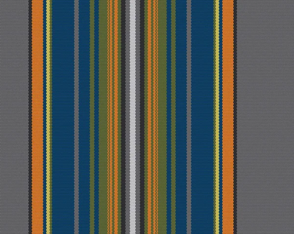 Nahtloses Textiles Design Abstrakte Farbige Streifen Muster — Stockvektor