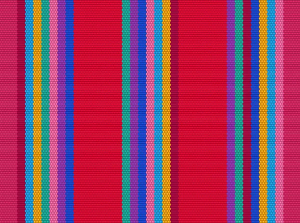 毛毯条纹矢量图案 玛雅诺电影院派对装饰或墨西哥族面料图案的背景 条纹五彩斑斓 磁带设计 — 图库矢量图片