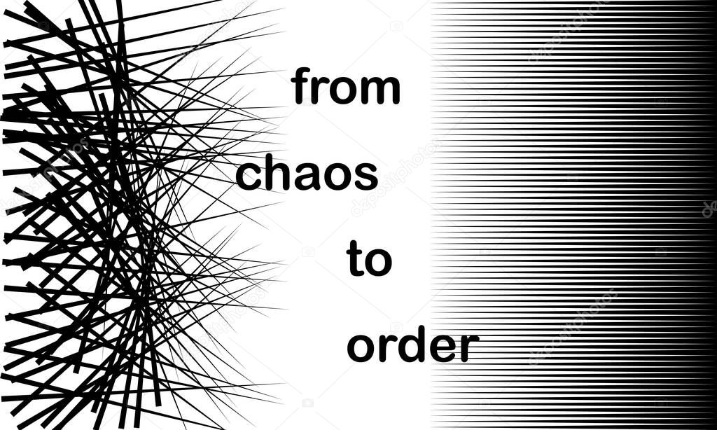from chaos to order concept