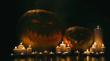 Helloween kabak mumlar ile
