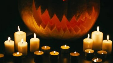Helloween kabak mumlar ile