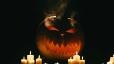 Helloween kabak mumlar ile