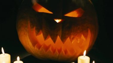 Helloween kabak mumlar ile