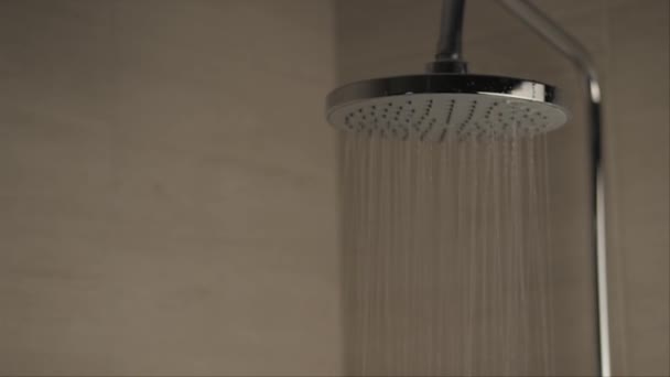 Mujer en la ducha — Vídeo de stock