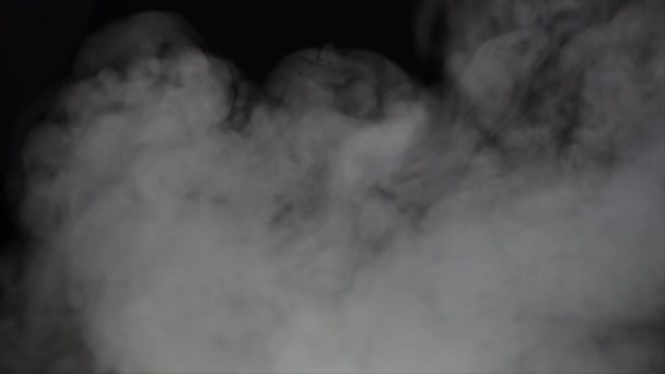 スローモーションで黒の煙雲 250Fps — ストック動画