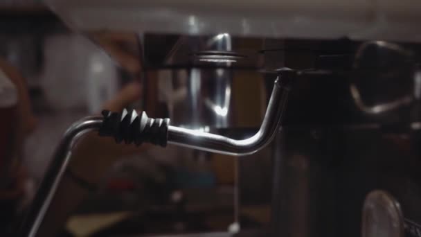 Limpeza máquina de café — Vídeo de Stock