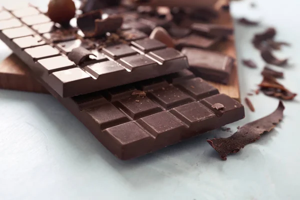 Sötét Csokoládé Táblázat — Stock Fotó
