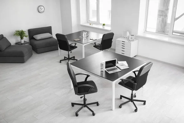 View Cctv Camera Empty Office — Stock Photo, Image