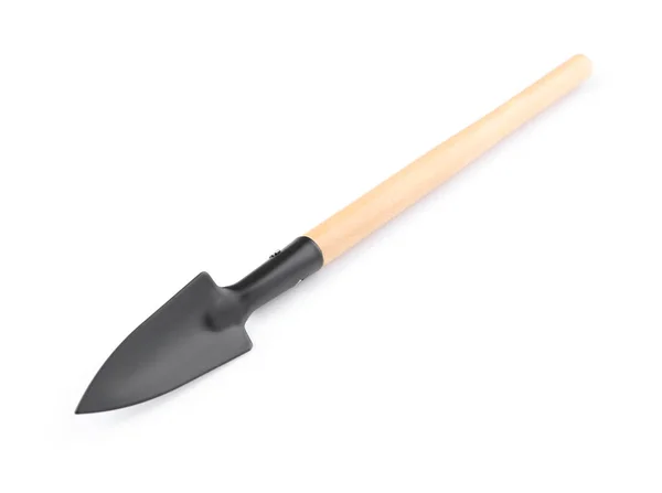 Metal Shovel Gardening White Background — Stock Photo, Image