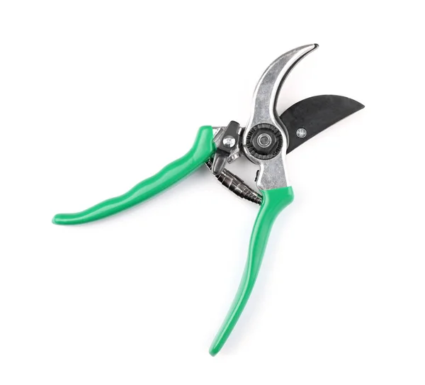 Garden Pruner White Background — Stock Photo, Image