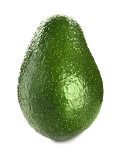 Reife Avocado Auf Weißem Hintergrund — Stockfoto