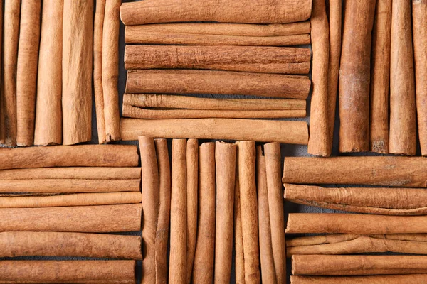 Many Cinnamon Sticks Background — Stock Photo, Image