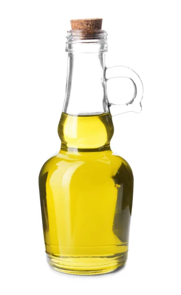 Bottle Olive Oil White Background Stock Picture