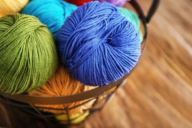 Tablo, closeup iplik örgü ile sepeti