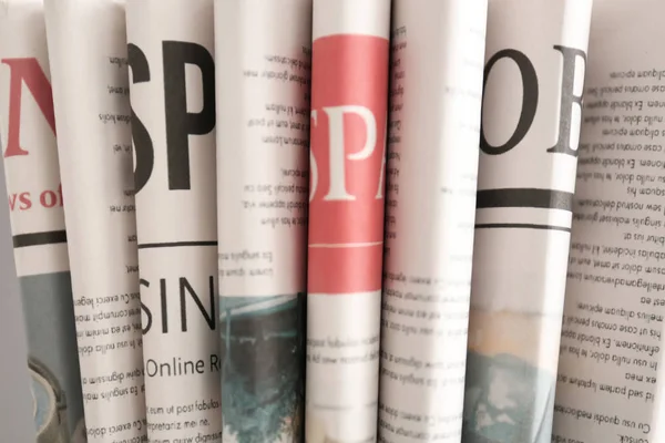 Verschillende Kranten Close — Stockfoto