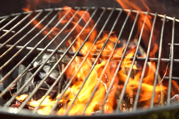 Barbecue Grill Närbild — Stockfoto