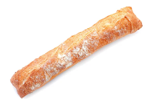 Čerstvý Chléb Chutné Bílém Pozadí — Stock fotografie