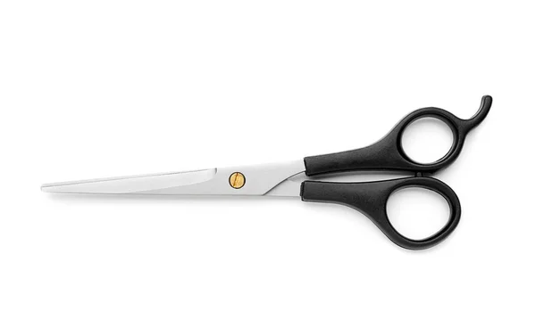 Professional Hairdresser Scissors White Background — Stock Photo, Image