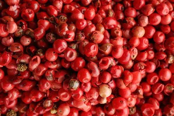 Pink Pepper Top View — Stock Photo, Image