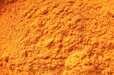 Arka plan olarak zerdeçal tozu