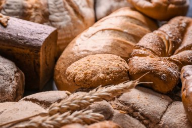 Farklı fırın ürünleri, portre