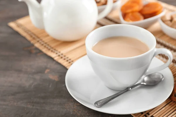 Cup Delicious Masala Tea Table — Stock Photo, Image