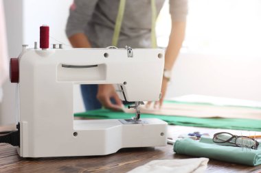 Dikiş makinesi terzi Atölyesi tablo