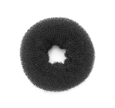 Beyaz arka plan üzerinde saç halka