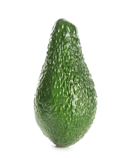 Reife Avocado Auf Weißem Hintergrund — Stockfoto