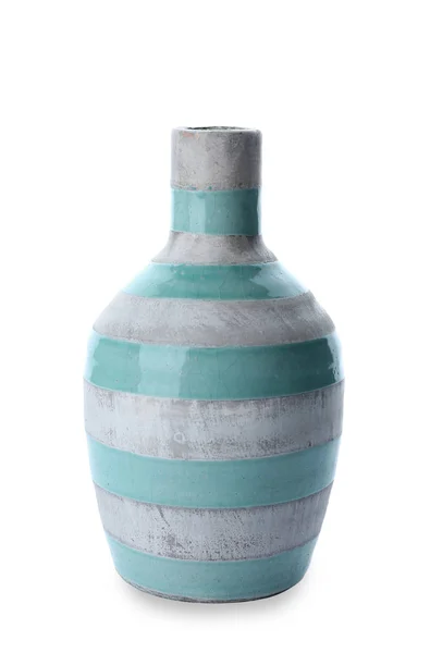 Ceramic Vase White Background — Stock Photo, Image
