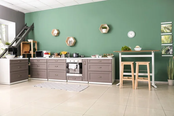 Interior Modern Kitchen — Stock Photo, Image