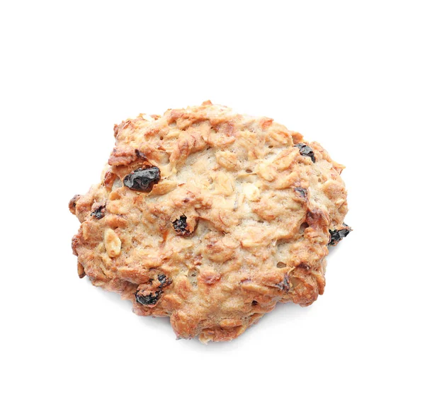 Delicious Oatmeal Cookie White Background — Stock Photo, Image