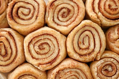 Lezzetli tarçınlı çörek, portre