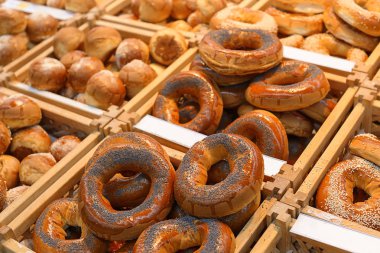 Lezzetli fırında taze süpermarket