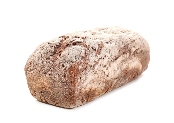 白の背景に新鮮なおいしいパン — ストック写真