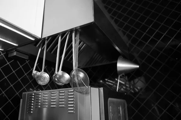 Conjunto Utensílios Cozinha Moderna — Fotografia de Stock