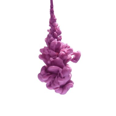 Beyaz arka plan üzerinde boya soyut sıçrama