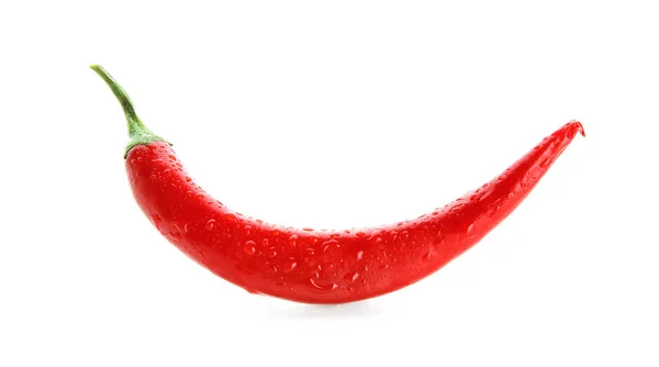 Red Chili Pepper White Background — Stock Photo, Image